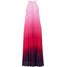 Bonprix Sukienka plisowana w cieniowanym kolorze jasnoróżowo-różowy