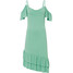 Bonprix Sukienka shirtowa ze zrównoważonej wiskozy zielony pastelowy