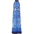 Bonprix Sukienka z dekoltem halter niebiesko-czarny w paski zebry