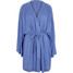 Bonprix Sukienka plażowa kaftanowa ze zrównoważonej wiskozy niebieski