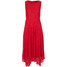 Bonprix Sukienka koronkowa z dołem wyciętym w szpic czerwony