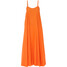 Bonprix Długa, szeroka sukienka pomarańczowy