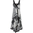 Bonprix Sukienka z nadrukiem czarno-biały w kropki