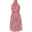 Bonprix Sukienka z nadrukiem różowy w deseń paisley