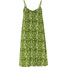 Bonprix Sukienka z dżerseju ze zrównoważonej wiskozy zielony leśny - leo