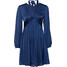 Bonprix Sukienka aksamitna niebieski