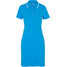 Bonprix Sukienka shirtowa polo niebieski morski - biały