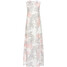 Bonprix Letnia sukienka maxi szyfonowa biel wełny 