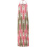 Bonprix Sukienka plisowana różowo-oliwkowy z nadrukiem