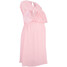 Bonprix Sukienka ciążowa i do karmienia, z dżerseju z szyfonem pastelowy jasnoróżowy