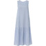 Bonprix Sukienka z wiązanymi troczkami jasnoniebieski w paski