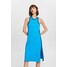Esprit Sukienka midi z prążkowanego dżerseju, elastyczna bawełna 063EO1E307_430