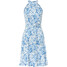 Bonprix Sukienka z nadrukiem jasnoniebieski w kwiaty