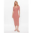 Calvin Klein Sukienka codzienna K20K205752 Beżowy Slim Fit