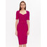 Rinascimento Sukienka koktajlowa CFC0112555003 Różowy Slim Fit