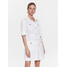 Fracomina Sukienka koszulowa FR23SD1003W40101 Biały Regular Fit