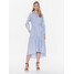 TWINSET Sukienka koszulowa 231TP2153 Niebieski Relaxed Fit