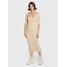 Calvin Klein Sukienka dzianinowa K20K205037 Beżowy Slim Fit