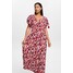 Esprit Długa sukienka plażowa z kwiatowym wzorem 993ER1A308_612