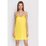 Calvin Klein Jeans Sukienka letnia J20J218344 Żółty Regular Fit