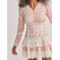 Love Shack Fancy Sukienka letnia D1249-907 FRPTP Różowy Slim Fit