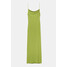 Pull&Bear Drapowana sukienka średniej długości na ramiączkach 7393/360