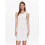 Calvin Klein Swimwear Sukienka plażowa KW0KW02145 Biały Slim Fit