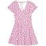 Cropp Różowa sukienka w kwiaty 1362S-39X