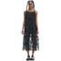 Cropp Czarna sukienka midi z wzorem tribal 2684W-99X