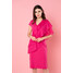 Quiosque Różowa sukienka z falbanami 4SN008503
