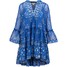 Sukienka Juliet Dunn Mosaic Flared Sleeve Dress JD6086-royalblue JD6086-royalblue