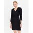 KARL LAGERFELD Sukienka dzianinowa Premium Punto 226W1300 Czarny Regular Fit