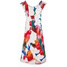 Desigual Sukienka boho z nadrukiem w stylu tropikalnym 22SWVW479019