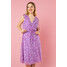 Quiosque Sukienka ze wzorem paisley o kopertowej górze 4OT002750