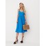 Mohito Niebieska sukienka midi na ramiączkach 4353X-56X