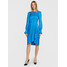 TWINSET Sukienka koszulowa 222TT2122 Niebieski Regular Fit