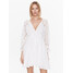 Iconique Sukienka letnia IC23 019 Biały Regular Fit