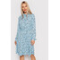 Selected Femme Sukienka koszulowa Fiola 16083878 Niebieski Regular Fit