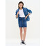 BIG STAR Spódnica jeansowa zandra_skirt_305 Niebieski Basic Fit