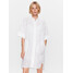 KARL LAGERFELD Sukienka koszulowa Broderie Anglaise 231W1302 Biały Regular Fit