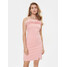 TWINSET Sukienka koktajlowa 232TP2490 Różowy Slim Fit