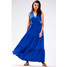 Awama Sukienka A581 Niebieski Basic Fit