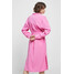 Medicine Sukienka damska gładka kolor różowy