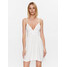 Roxy Sukienka letnia Bright Light ARJWD03501 Biały Regular Fit