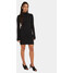 Calvin Klein Sukienka dzianinowa Iconic K20K206119 Czarny Slim Fit