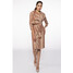 Deni Cler Milano Sukienka elegancka W-DW-3416-C5-P6-31-1 Różowe złoto Regular Fit