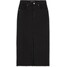 Cropp Czarna jeansowa spódnica midi 3164W-99J