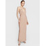 Calvin Klein Sukienka wieczorowa Shine Slip K20K205019 Beżowy Regular Fit