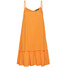 Pieces Sukienka letnia 17139337 Pomarańczowy Regular Fit