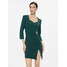 Rinascimento Sukienka koktajlowa CFC0116131003 Zielony Slim Fit